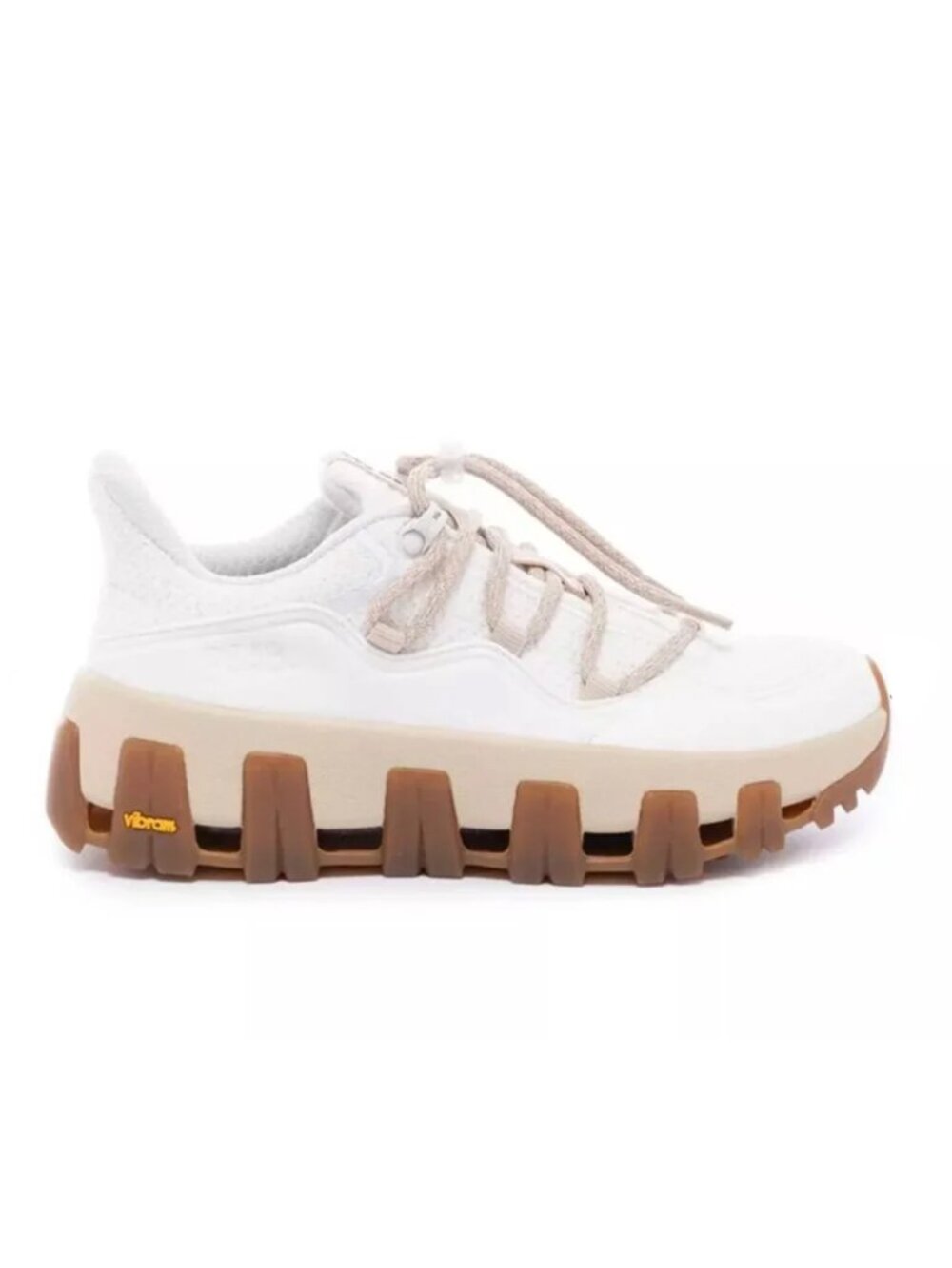 P448 Women's Monalea Sneakers White Suede Low Top Platform Sneakers Size EU 40